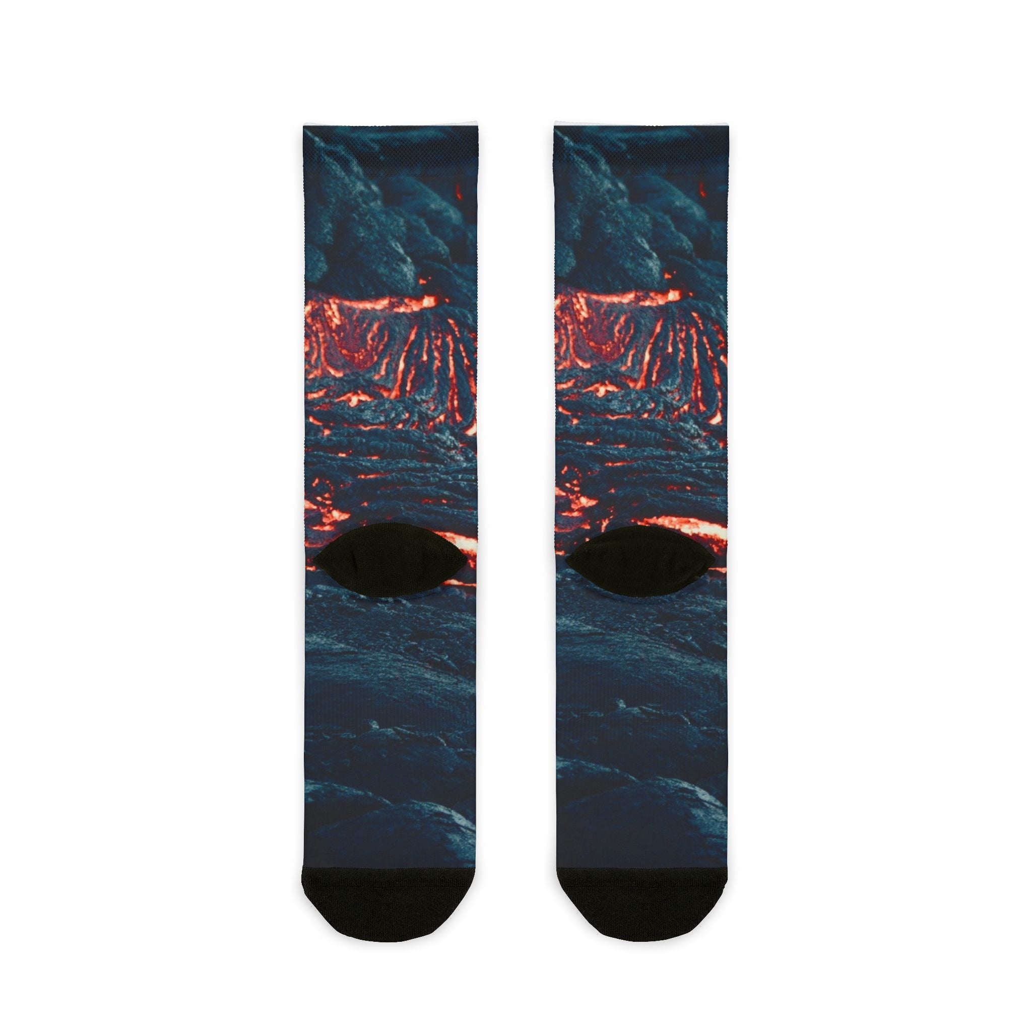🔥 Lava Storm Socks – Bold, Fiery Comfort for Your Feet