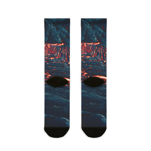 🔥 Lava Storm Socks – Bold, Fiery Comfort for Your Feet